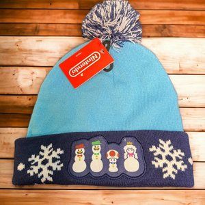 Nintendo Holiday 2022 Snowmen Beanie - Limited Edition - New With Tags